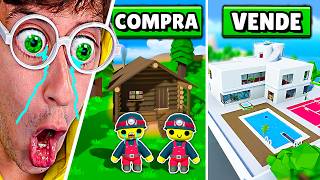 HERMANO decide MI CASA 🏡🔥 100 TROLL 😭  Wobbly Life 256 [upl. by Maiocco394]