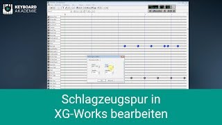 Schlagzeugspur in XGWorks bearbeiten [upl. by Annamarie]