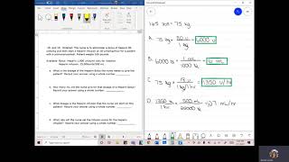 Heparin in Dimensional Analysis [upl. by Ayote]