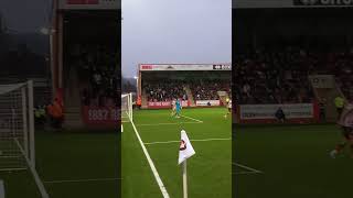 Cheltenham Town Fans Against Bromley 9th November 2024 Ctfc Efl [upl. by Aihseym]