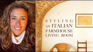 RENOVATING A RUIN Decorating a Cosy Italian Farmhouse LivingDining Room in Tuscany Italy Ep 13 [upl. by Nadoj]