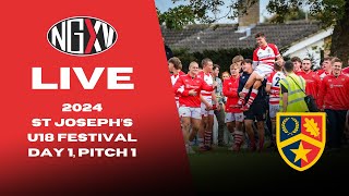 LIVE RUGBY 2024 ST JOSEPHS FESTIVAL  DAY ONE PITCH ONE [upl. by Hyacinthia498]