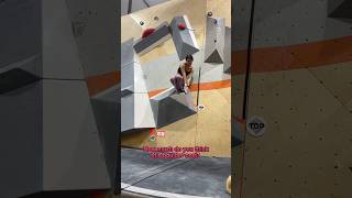 My first time climbing on these huge volumes boulderinggym climber [upl. by Alrac]