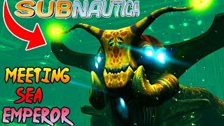 MEETING THE SEA QUEEN Sweet Sea Emperor  Subnautica Part 18 [upl. by Kazimir]