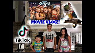 The Croods 2 Movie Vlog Preview TikTok amp Ice Cream Fun croods2movie [upl. by Aradnahc859]