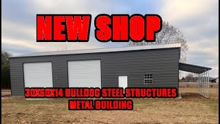 30x60x14 Bulldog Structures Metal Building [upl. by Netsoj865]