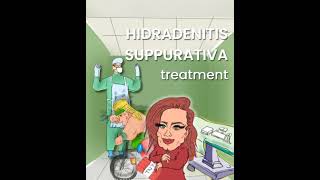 hidradenitis suppurativa  treatment mnemonics dermatology easy learning [upl. by Wallie]