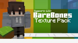 BAREBONES Texture Pack For MCPE 121 [upl. by Lorac]