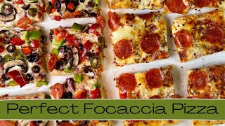 How to Make Great Focaccia Pizza at Home [upl. by Ahcilef]