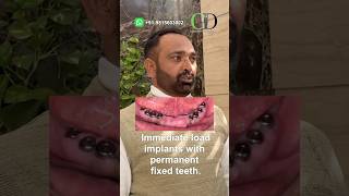 Dental Implants permanent teeth fixed Jalandhar punjab all on 8 implantdentistry dentalimplants [upl. by Mcneil]