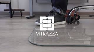 Unboxing and Setting Up a Vitrazza Glass Office Chair Mat [upl. by Tanny]