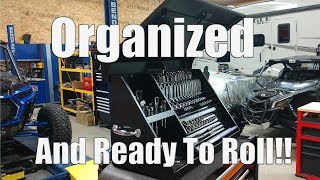 Montezuma 36quot x 17quot Steel Triangle Toolbox  XL450  Organize More Than 280 Tools [upl. by Aihselef548]