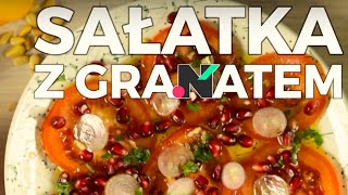 Prosty przepis na sałatkę z granatem  Noizz Food [upl. by Ellekim]