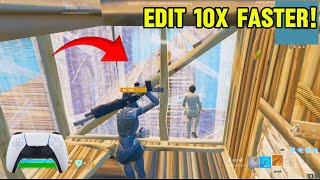 How To EDIT FASTER On Controller 🎮 Best Settings Tutorial  Tips and Tricks For Chapter 5 [upl. by Estel]