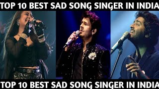 Top 10 Best Sad Song Singer In India  Jetzt Facts 400k [upl. by Jamnis]