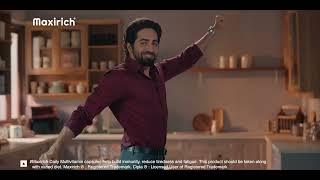 Maxirich Daily Multivitamin Max Energy aur Max Immunity ka daily dose  TVC 10 sec  Hindi [upl. by Nyrmak]