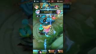 Mia just need 5 seconds to get savage mlbbsavagemoments mobilelegends shortgaming shorts [upl. by Onitnelav]