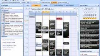 Color Coding Outlook 2007 Calendar items for Business [upl. by Lysander]