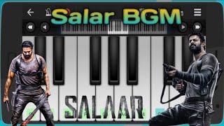 Salaar BGM  Piano Tutorial  Prabhash  Walk Band [upl. by Jedd603]