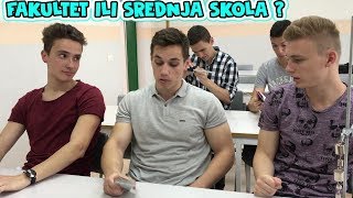 Srednja Škola vs Fakultet [upl. by Ralina]