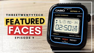 CASIO F91W  Ep 9 Featured Faces ⌚️ Apple Watch Series 16  Clockology Custom Watch Faces [upl. by Adlog]