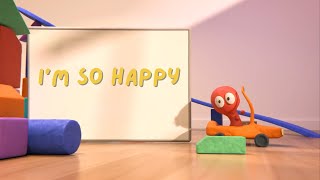 Im So Happy 😊  Fun Kids Song for Singing and Dancing  Music Video for Children [upl. by Redford]