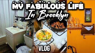 MY FABULOUS LIFE IN BK NY Declutter  Organize  Cook with me  Apartment update [upl. by Anifled]