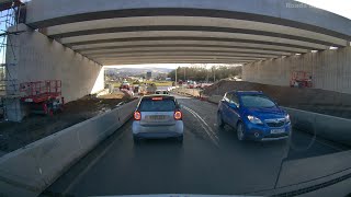 A465 Dualling Dowlais Top to Hirwaun Head of the Valleys road Wales UK [upl. by Ycrep987]