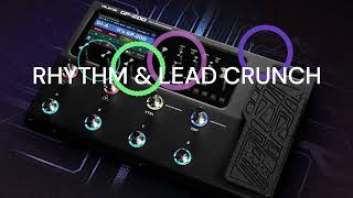 VALETON GP200 PRESET CRUNCH RHYTHM amp LEAD [upl. by Kluge789]