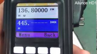 Ailunce HD1 Direct input frequency via keypad [upl. by Azaleah]