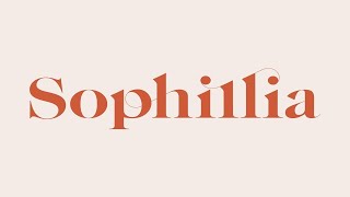 Sophillia Ligature Serif Font Font Free Download [upl. by Nerhe]