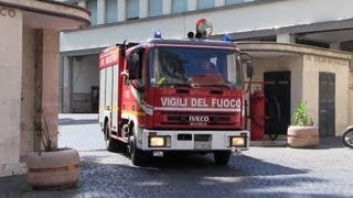 Autopompa VVF Comando Provinciale di Roma [upl. by Melquist553]