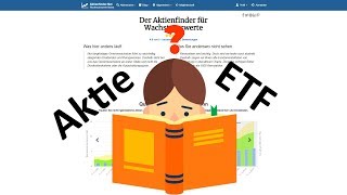 Aktien oder ETFs Was ist das Richtige für 👉DICH👈❔ [upl. by Kauslick]