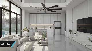 Aura Smart Fan by Modern Forms  Smart Home  Ceiling Fans  Modern Lighting  Interior Design [upl. by Oriel981]