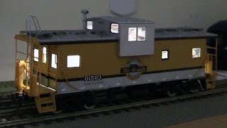 Artograph Paint booth Atlas HO Caboose project update LED [upl. by Enenaej]