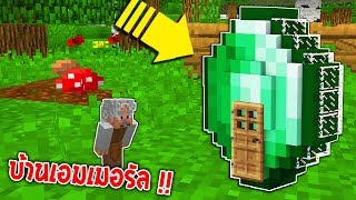 จะเกิดอะไรขึ้น เมื่อ ลุงบ๋วย ถูกหายไป กับ บ้านเอมเมอรัล Minecraft บ้านเอมเมอรัล [upl. by Airolg778]