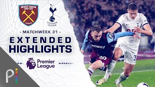 West Ham United v Tottenham Hotspur  PREMIER LEAGUE HIGHLIGHTS  422024  NBC Sports [upl. by Otrevire44]