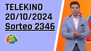 Sorteo Nro 2346  Resultados Telekino Sorteo 2346  Telekino en vivo 20102024  telekino 2346 [upl. by Jacintha]