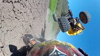 Suzuki LT250R Roll Over in Hollister CA [upl. by Nakada]