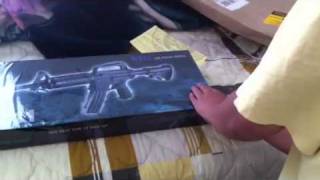 Wellfire M4A1 Carbine Spring Airsoft Unbox [upl. by Haman]