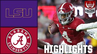 LSU Tigers vs Alabama Crimson Tide  Full Game Highlights [upl. by Bailar]