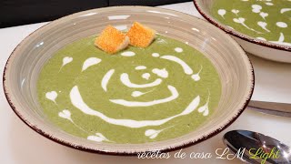 DELICIOSA SOPA O CREMA DE ESPINACAS RECETA FÁCIL RÁPIDA Y SALUDABLE [upl. by Arahsak876]