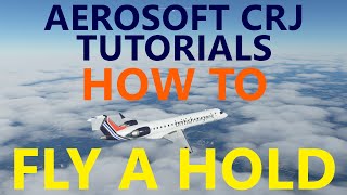 MSFS 2020  Aerosoft CRJ HOLDS Tutorial  How to fly an Automated Hold in the CRJ700 and CRJ550 [upl. by Micaela355]