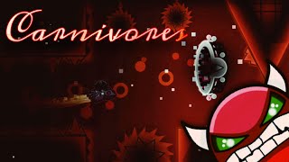 ¡¿El HARD DEMON más FÁCIL  Carnivores by KrazyKako9 Hard Demon  Geometry Dash 22 [upl. by Willabella]