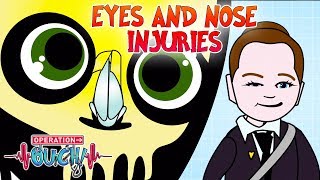 Eyes and Nose Injuries  Accident amp Emergency  Operation Ouch  Science for Kids [upl. by Zanas751]