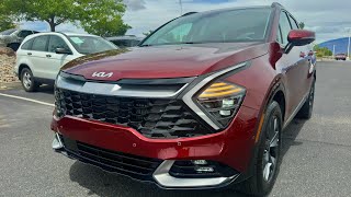 2024 Kia Sportage Hybrid  Sx Prestige  Dawning Red  AWD  Walkaround [upl. by Ijies]