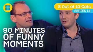 90 Minutes of Funny Moments From Series 14  8 Out of 10 Cats  Banijay Comedy [upl. by Brunella]