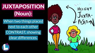 What is Juxtaposition Cartoon Definition and Examples [upl. by Ebag]