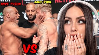 Mike Tyson SLAPS Jake Paul at WeighIn [upl. by Metzger322]