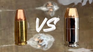 9mm vs 45 ACP Barrier Test No Debate [upl. by Stegman995]